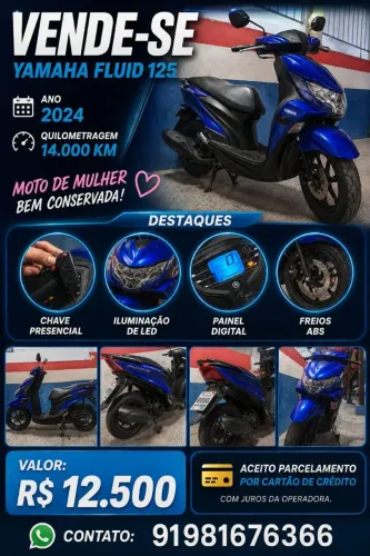 Fluo 125 aceita cartão ?
