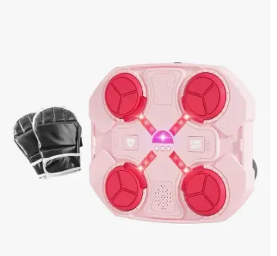 Máquina De Boxe Ritmo Musical Target Sports Bt Rosa