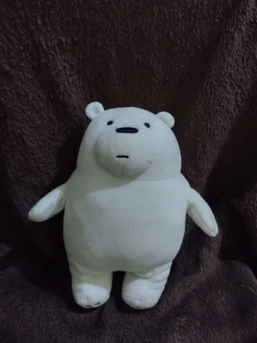 Pelúcia Polar Urso Sem Curso We Bare Bears - Miniso Original