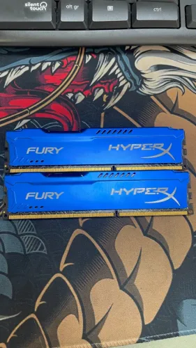 Par de Memórias 8GB (16GB) DDR3 Hyperx Fury
