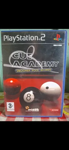 jogo Cue Academy: Snooker Pool Billiards PlayStation 2 sistema europeu PAL 