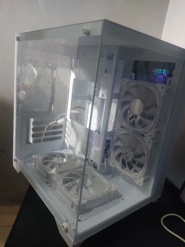 Gabinete Aquário Branco C/4 Fans