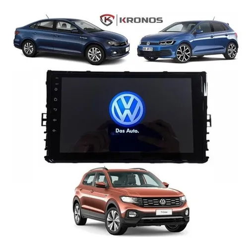 Multimídia T-Cross / Virtus / Polo VW Sistema Android Kronos