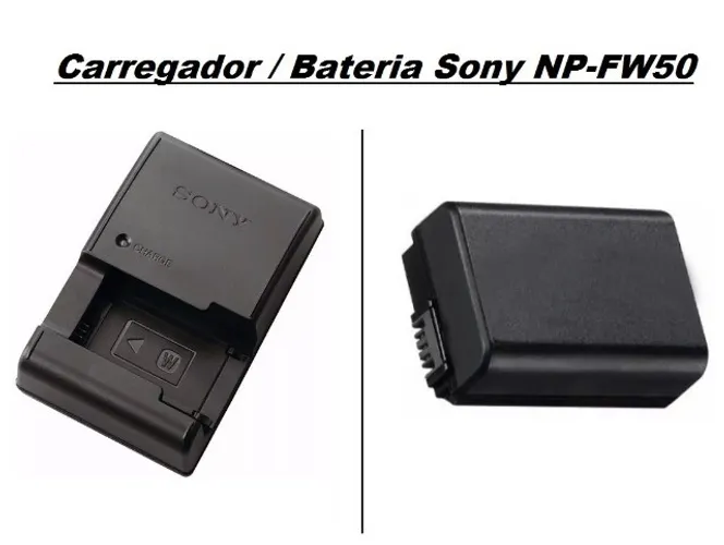 Carregador / Bateria Para Câmera Sony Np-Fw 50