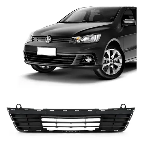 Grade Parachoque Volkswagen Gol G7 2017 / 018 - Central Preto - Fipparts 10111