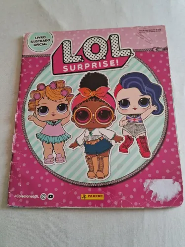Álbum figurinhas LoL surprise 