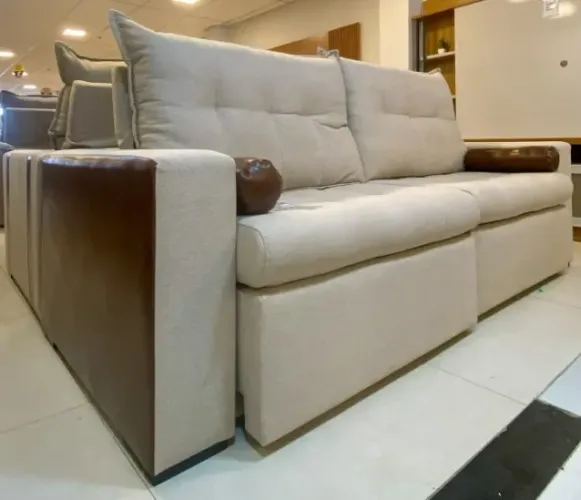Sofá Retrátil e Reclinável Home 220cm - Super promoção! 