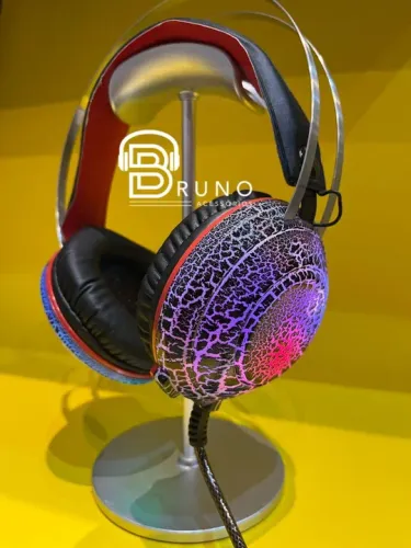 Headset Gamer com Iluminação LED RGB - Som Incrível!