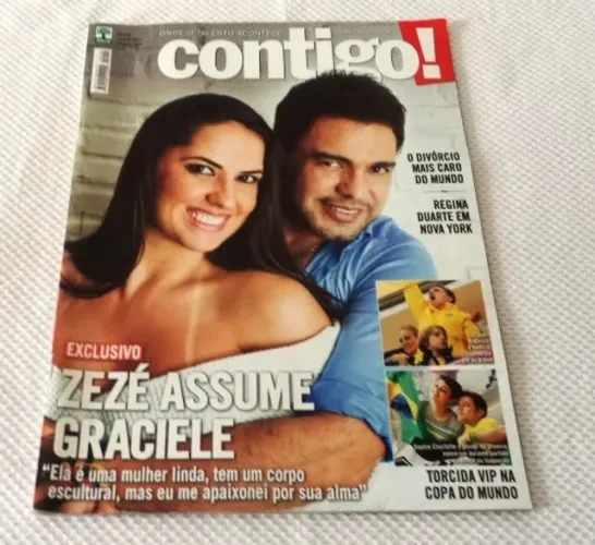 Revista Contigo 19 Junho 2014. Capa Zezé E Graciele. Para Colecionadores
