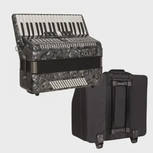 Acordeon Eagle 80 Baixos Preto EGA0780 PBK
