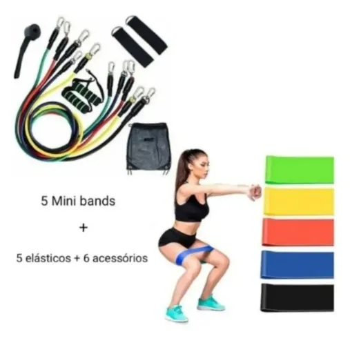 Power Resistence Bands + kit Mini Bands