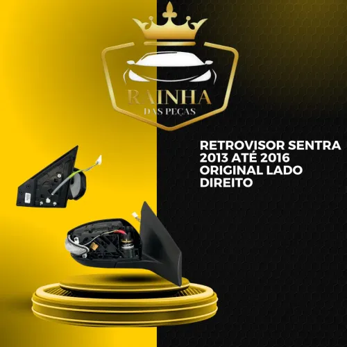 Retrovisor Sentra 2013 até 2016 Original Lado Direito 