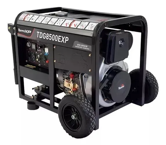 Gerador De Energia À Diesel 7kva Avr Mono 230/115v Toyama TDG8500EXP