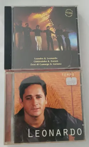 CDs Leandro & Leonardo, Chitãozinho & Xororó e Zezé di Camargo & Luciano