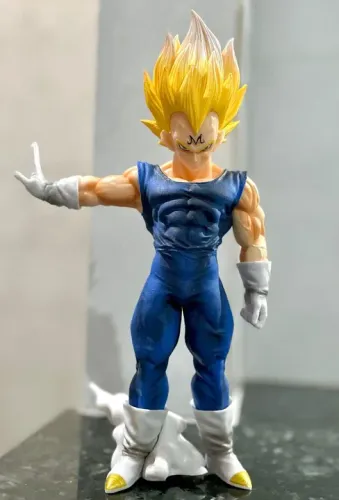 Action figure Majin Vegeta dragon ball z boneco novo 27cm