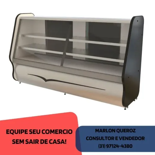 Balcão Refrigerado 1,8M Ormifrio 2 Placas Novo