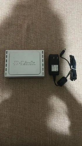 Modem Roteador Adsl D-link Dsl-500b - Usado - Com Fonte 
