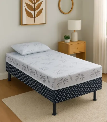 Cama Box Solteiro Ortopédico e D33 OFERTA t32