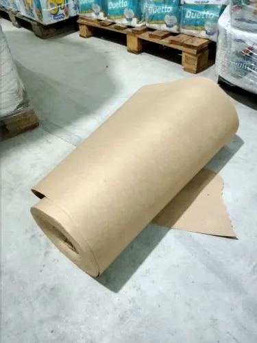 Bobina de Papel Semi Kraft para Embalagem Largura 60cm, bobina com 10 kilos aprox