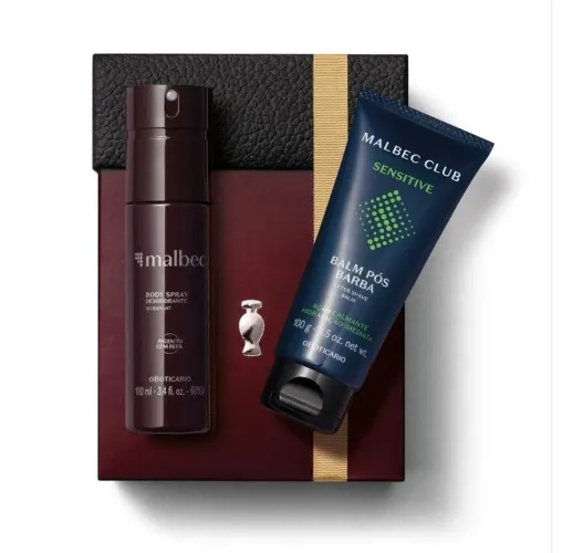 Kit Malbec Club Sensitive cuidados -  Dia dos Pais - O Boticário