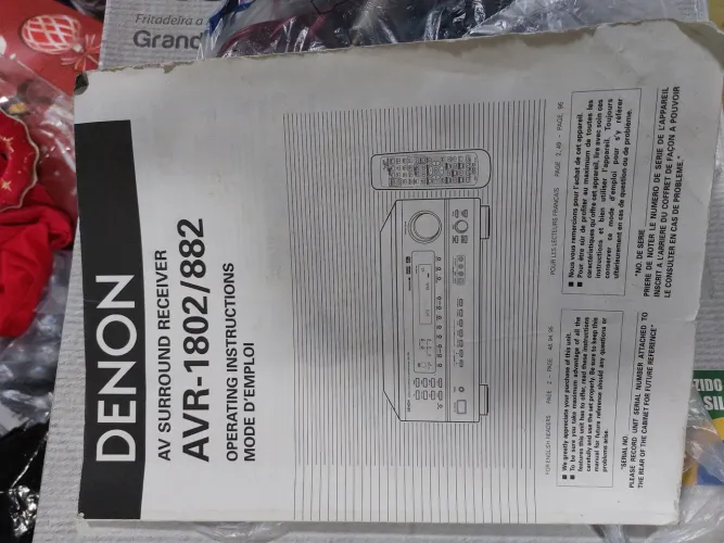 Receiver AV Surround Denon AVR-1802/882
