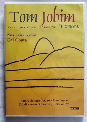 Dvd Tom Jobim - Ao vivo In Concert.