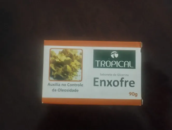 Kit 4 Sabonete de Glicerina Enxofre Tropical 90g