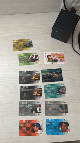 catões d telefone Ayton senna