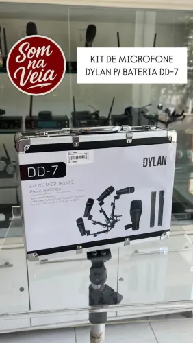 Kit de Microfone Dylan DD-7 para Bateria