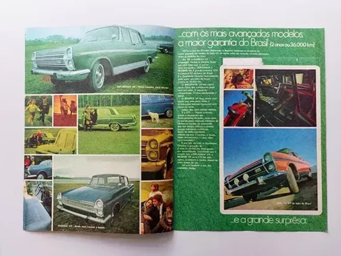 Chrysler GTX, Esplanada, Regente - Encarte Folder Propaganda Catálogo