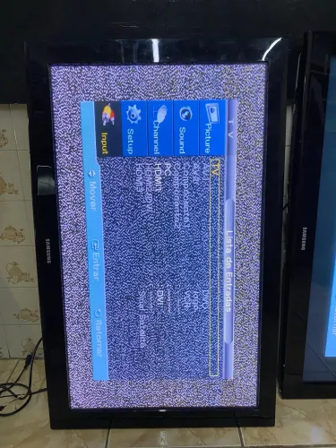 Tv Samsung plasma analógica 42 polegadas funcionando perfeitamente!