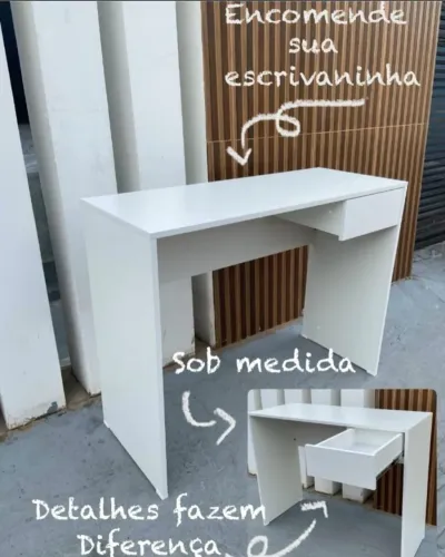 MESA COM GAVETA