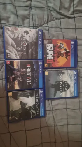 Coleção de Jogos PS4 - Diversão Garantida!