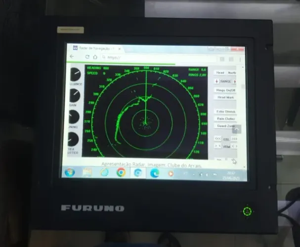 Hatteland Display 20,1" JH 20T17 Monitor Marítimo Radar Furuno
