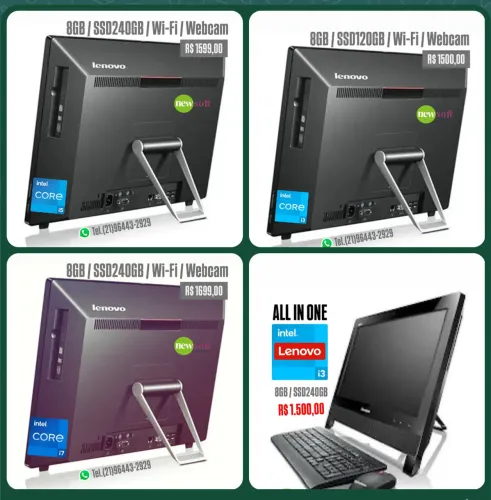 Computadores all in one Intel Core i7
