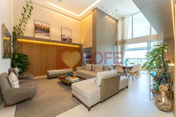 Nova York Penthouse 185 m² Andar Alto com 3 Suítes, + sala tv + adega, 3 Vagas no Condomín