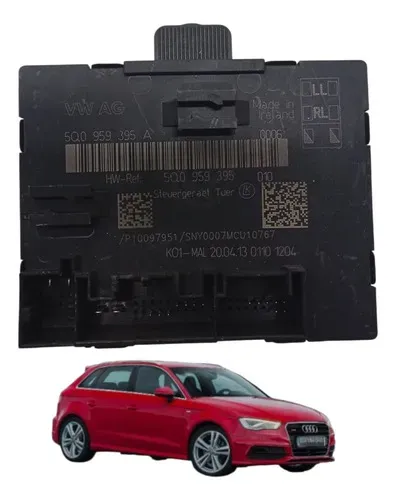 Modulo Porta Audi A3 2013 2016 Traseira Esquerda 5q0959395a
