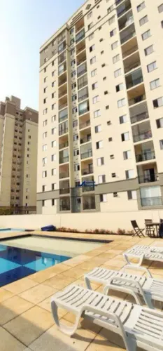 Lindo apartamento totalmente mobiliado, com 64m², localizado no último andar da Torre Sol
