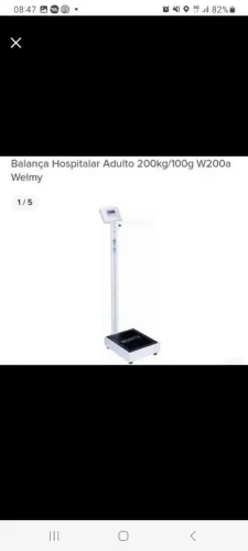 Balança Hospitalar 200kg/100g w200a WEMY