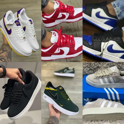 Tênis importados atacado 10 pares Jordan, vans , Air force e campus