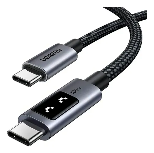 Cabo C turbo Ugreen Uno 100w macbook iphone 1 metro