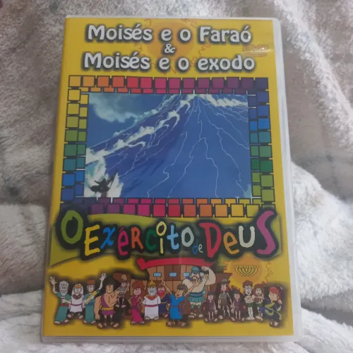 Dvd Moisés e o Faraó & Moisés e o Exodo O exército de Deus