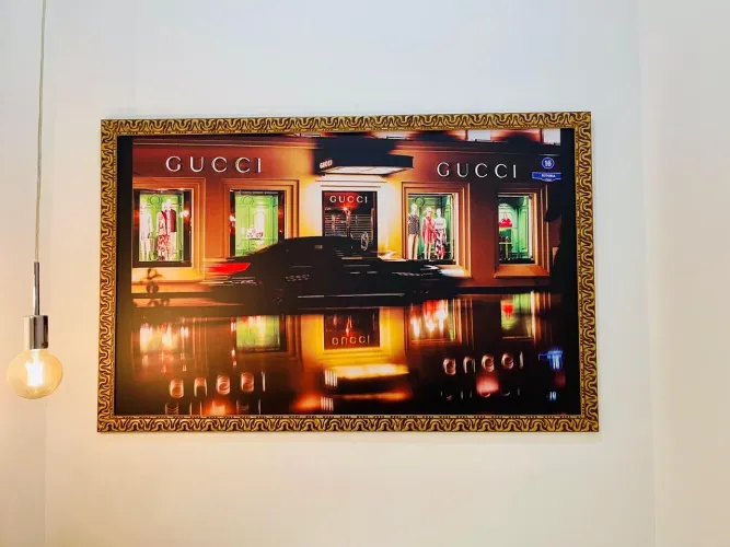 Quadro de Luxo Gucci Decorativo