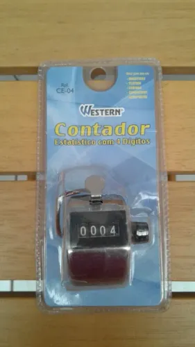 Contador Manual 4 Dígitos Western - CE-04 O Contador Manual CE-04 da Western é a ferrament