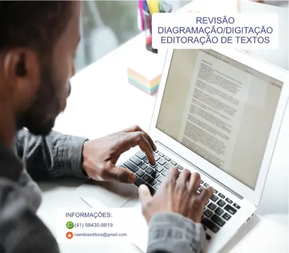 Digitação, diagramação e revisão de textos