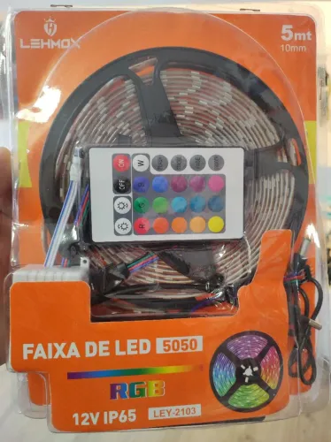 Faixa de LED RGB 5050 5m 12V IP65