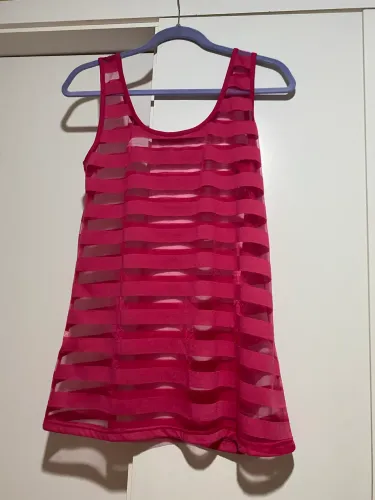 Camiseta Listrada com Transparência