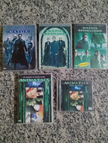 Coleção Matrix & Animatrix DVDs e CD