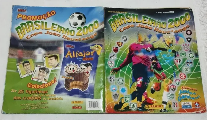 Álbum de figurinhas do Campeonato Brasileiro de 2000 - com as figurinhas do Vasco Campeão