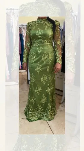 Vestido de Festa- Verde Oliva